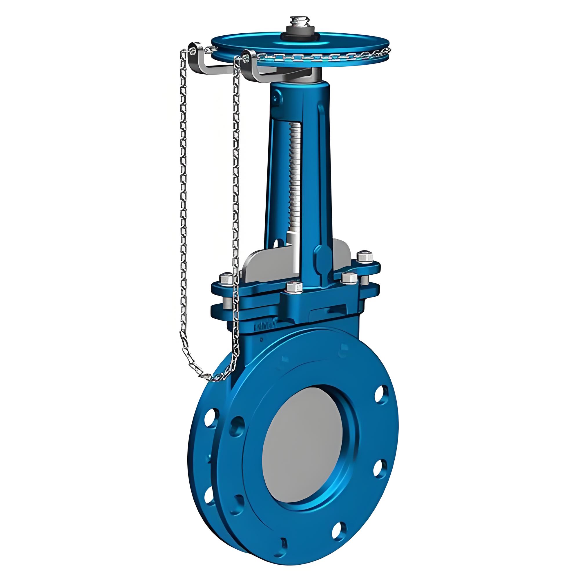 PZL973H-10 DN500鏈輪式花形電動刀閘閥