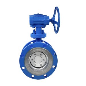 耐高溫硬密封法蘭蝶閥D343H-16C，DN100